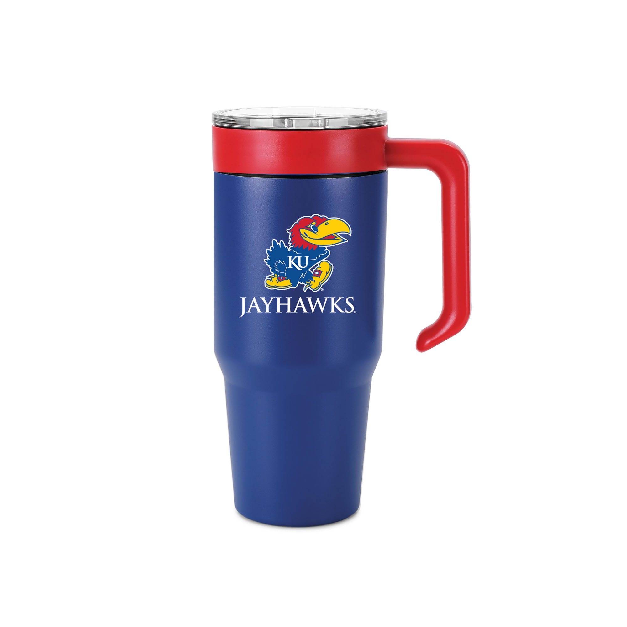 Kansas Jayhawks 36oz. Logo Combo Stainless Steel Tumbler Kansas Jayhawks 36oz. Logo Combo Stainless Steel Tumbler