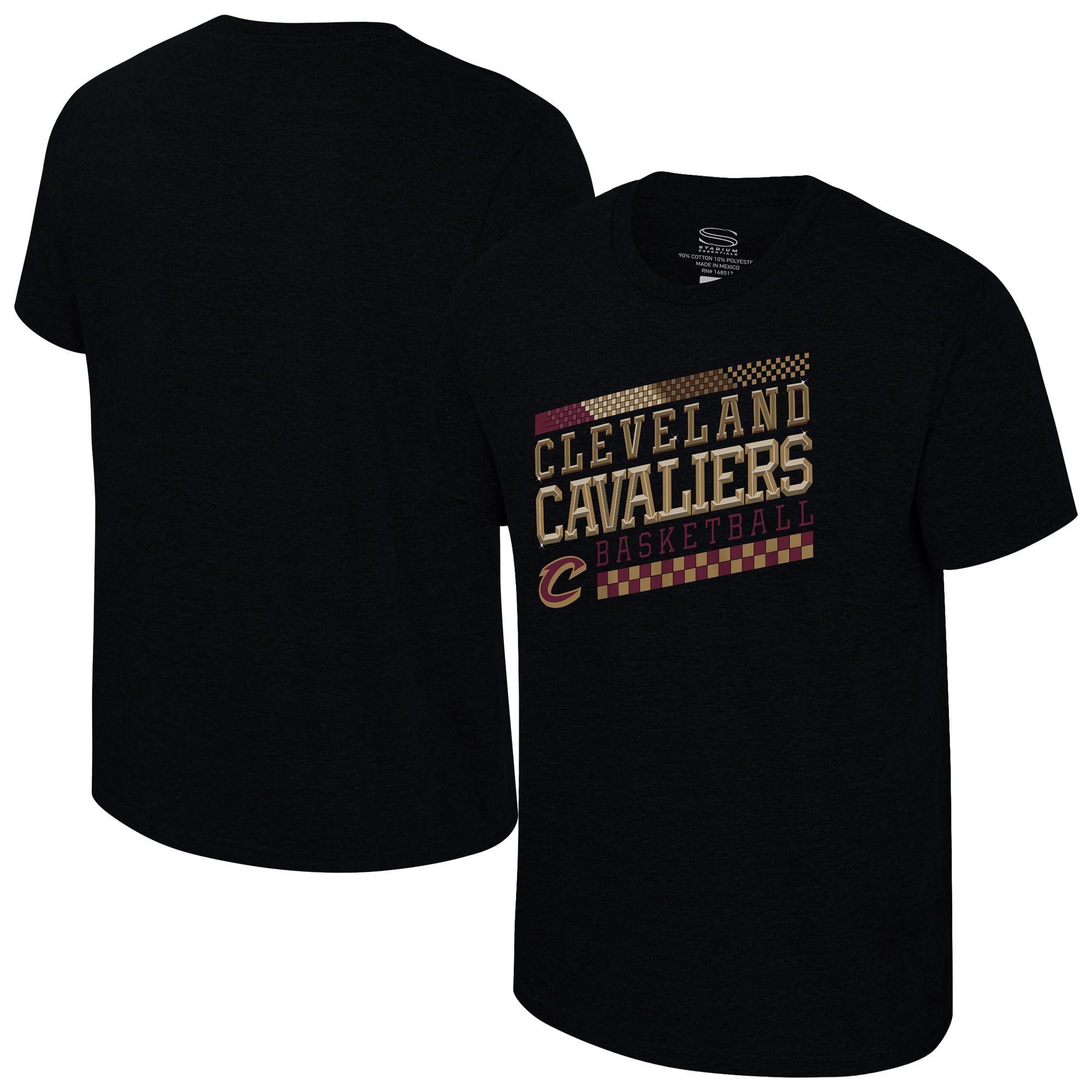 Unisex Stadium Essentials  Black Cleveland Cavaliers Drive to Win Tri-Blend T-Shirt