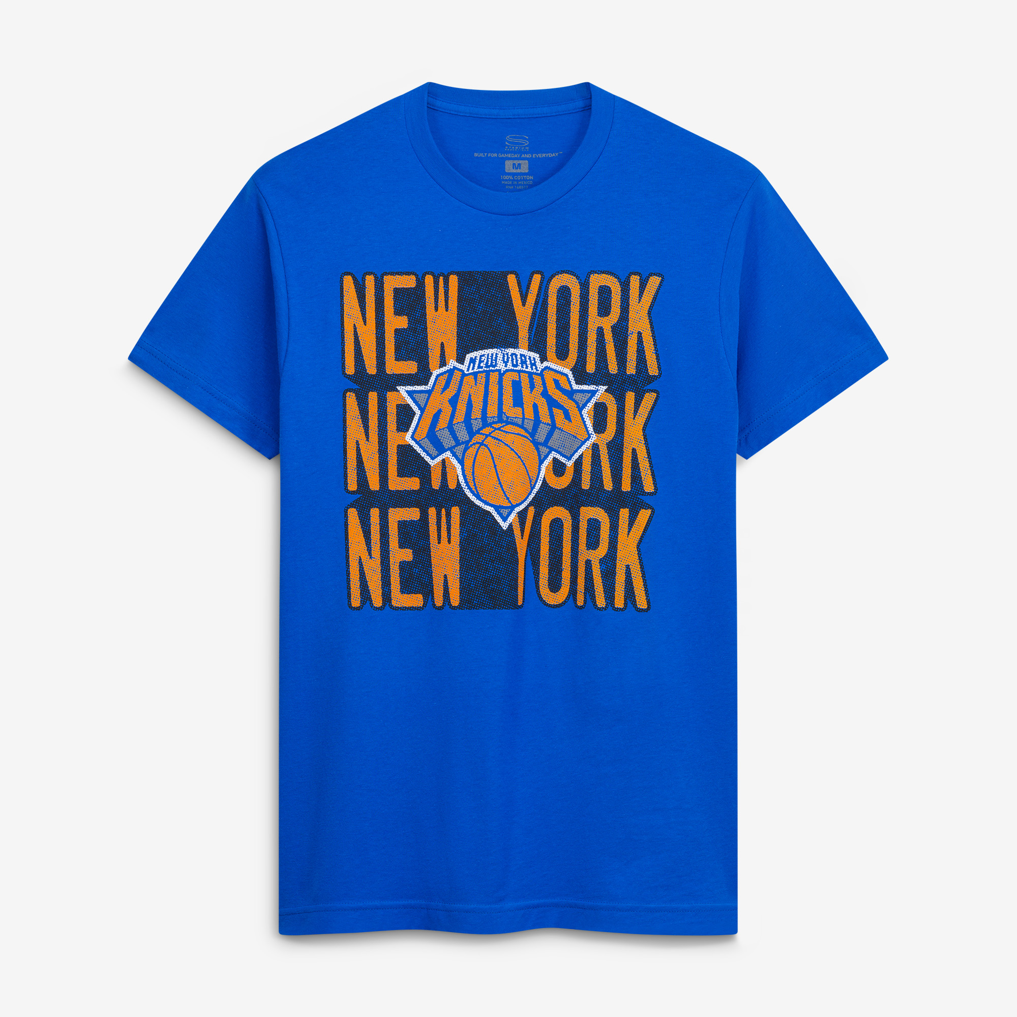 Unisex Stadium Essentials Royal New York Knicks Step Up T-Shirt Unisex Stadium Essentials Royal New York Knicks Step Up T-Shirt