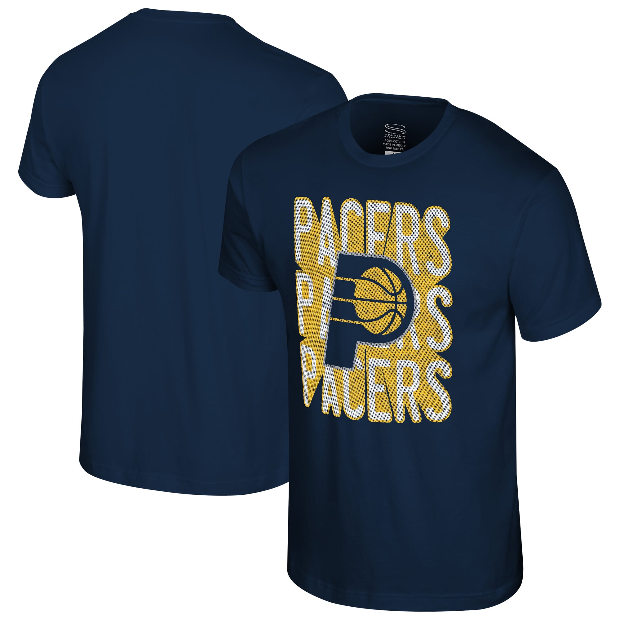 Unisex Stadium Essentials  Navy Indiana Pacers Step Up T-Shirt