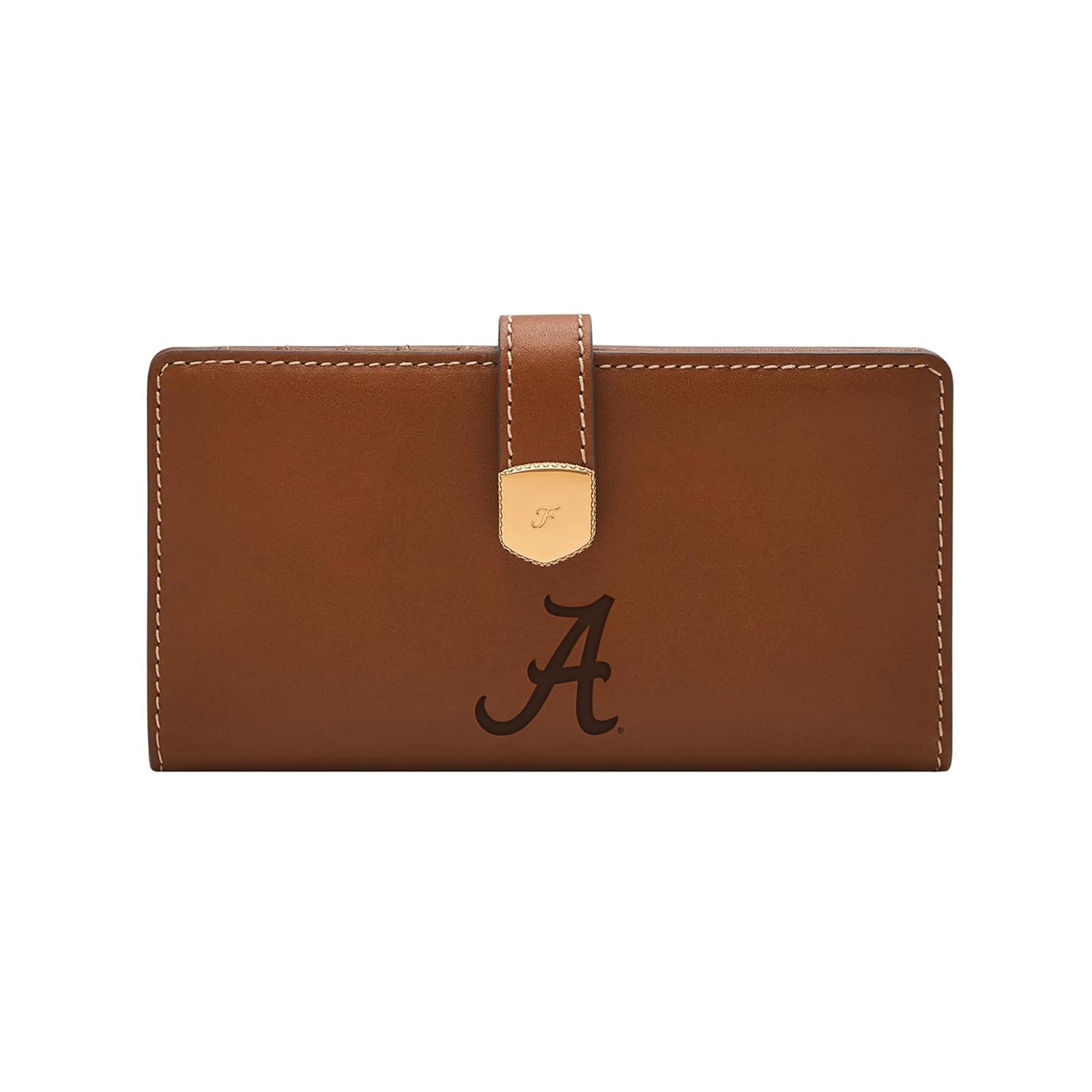 Fossil  Alabama Crimson Tide Lennox Leather Tab Bifold Wallet