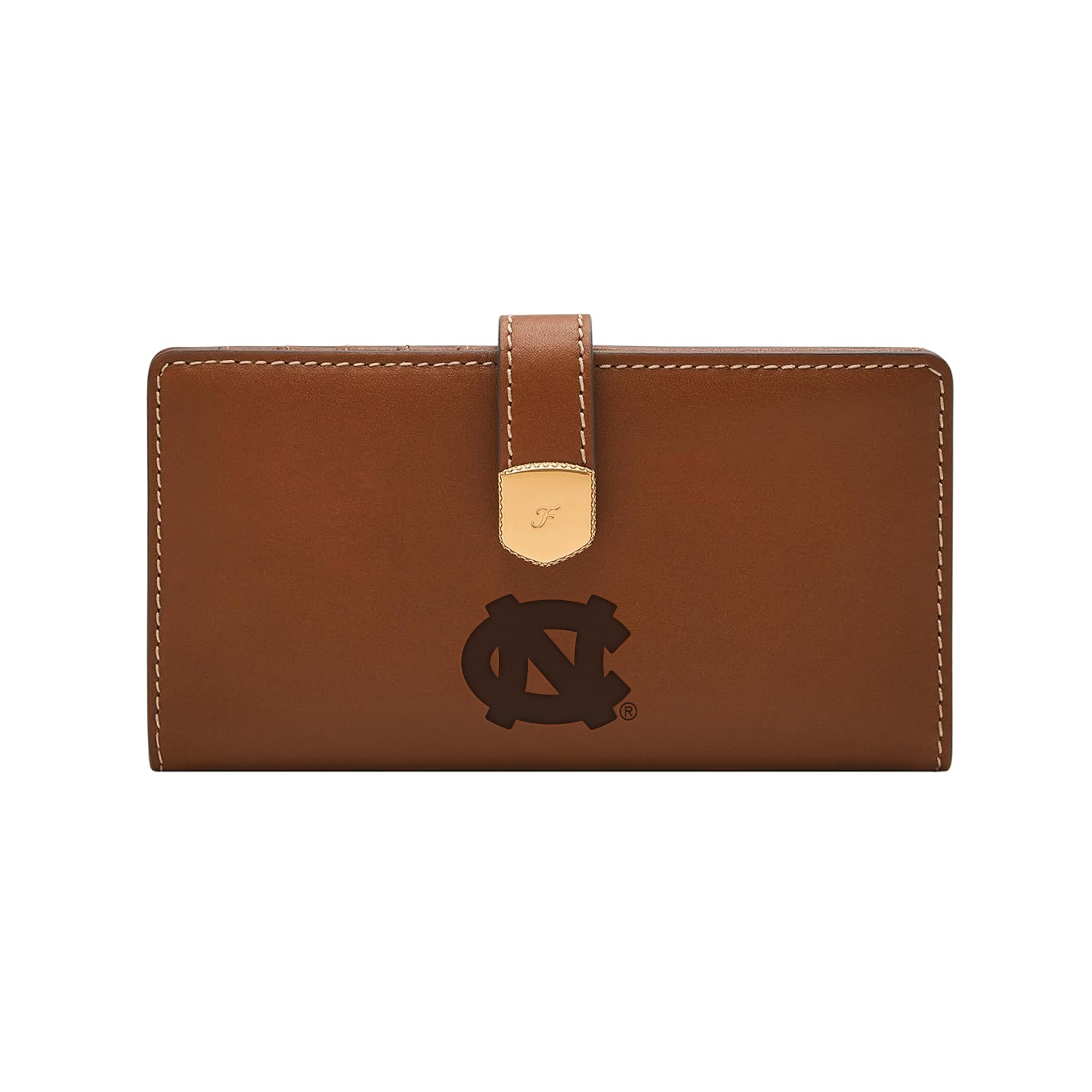 Fossil  North Carolina Tar Heels Lennox Leather Tab Bifold Wallet