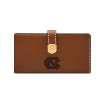 Fossil  North Carolina Tar Heels Lennox Leather Tab Bifold Wallet