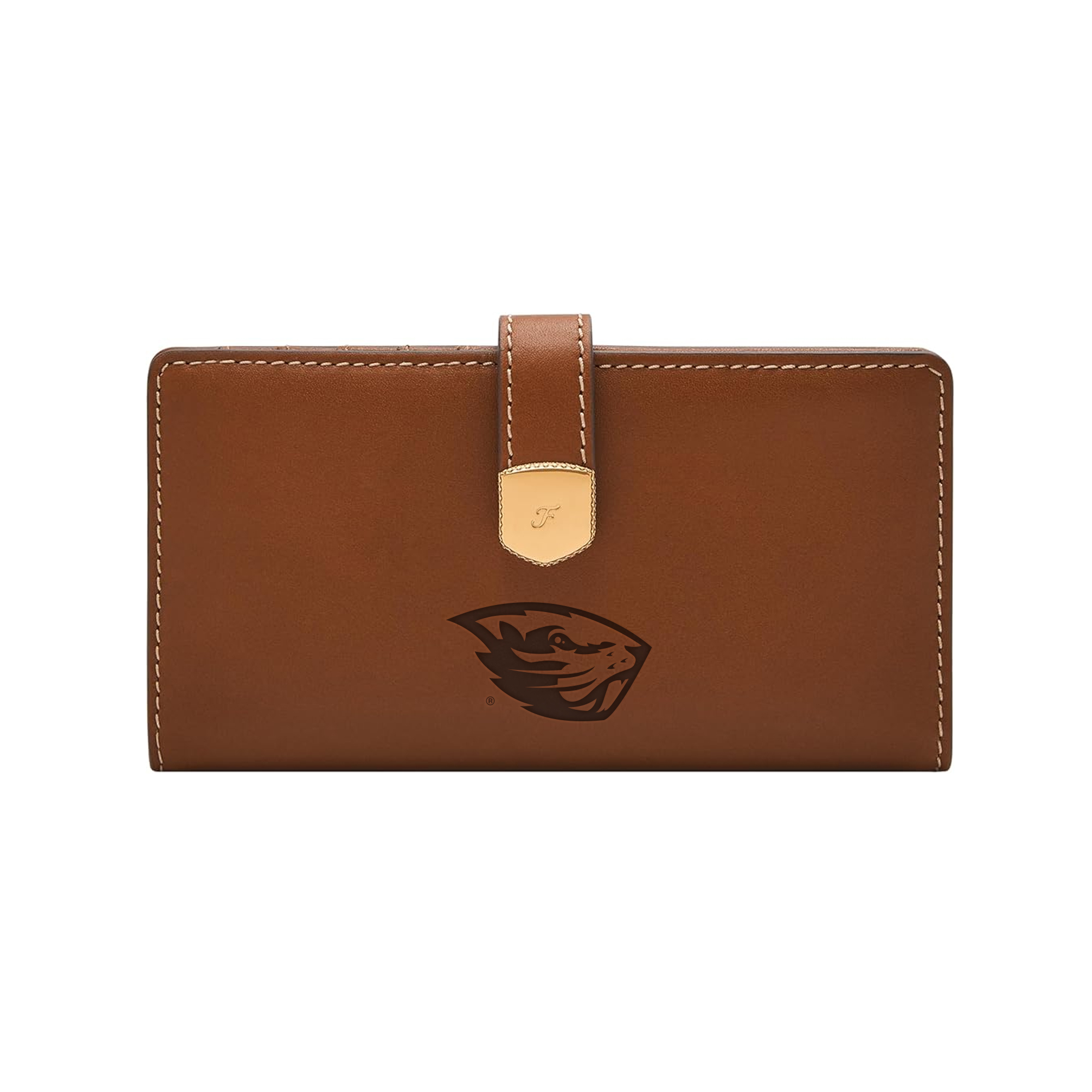 Fossil  Oregon State Beavers Lennox Leather Tab Bifold Wallet
