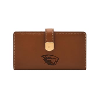 Fossil  Oregon State Beavers Lennox Leather Tab Bifold Wallet