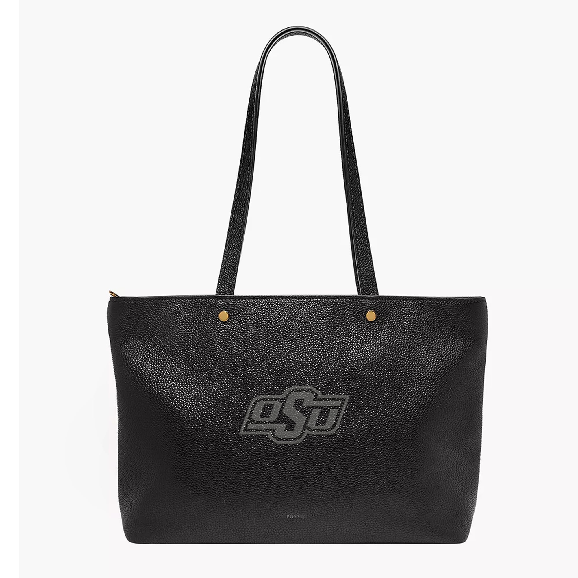 Fossil  Oklahoma State Cowboys Jessie Leather Zip Tote