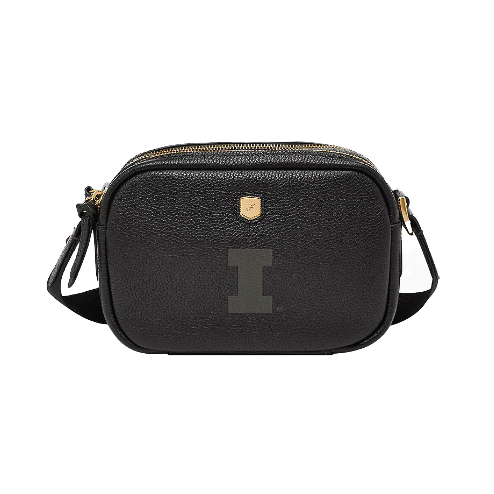 Fossil  Illinois Fighting Illini Danni Leather Crossbody Bag