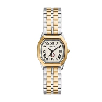 Fossil  Florida State Seminoles Harlow Three-Hand Two-Tone Stainless Steel Watch