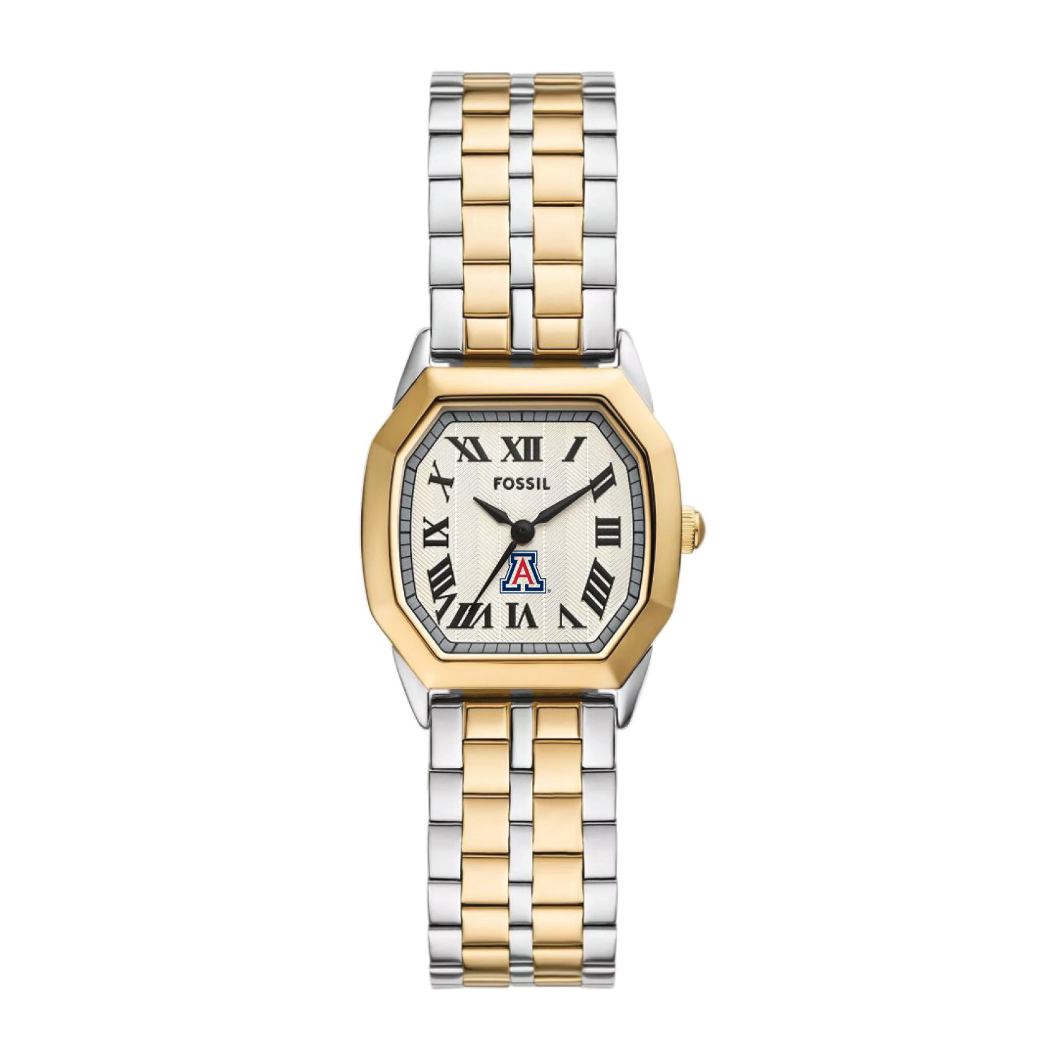 Fossil  Arizona Wildcats Harlow Three-Hand Two-Tone Stainless Steel Watch