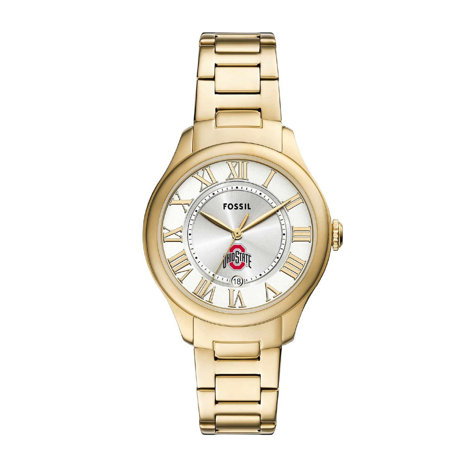 Fossil  Ohio State Buckeyes Gilmore Gold Stainless Steel Watch