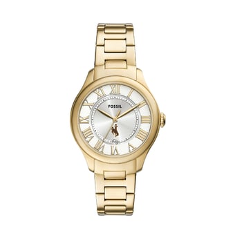 Fossil  Wyoming Cowboys Gilmore Gold Stainless Steel Watch