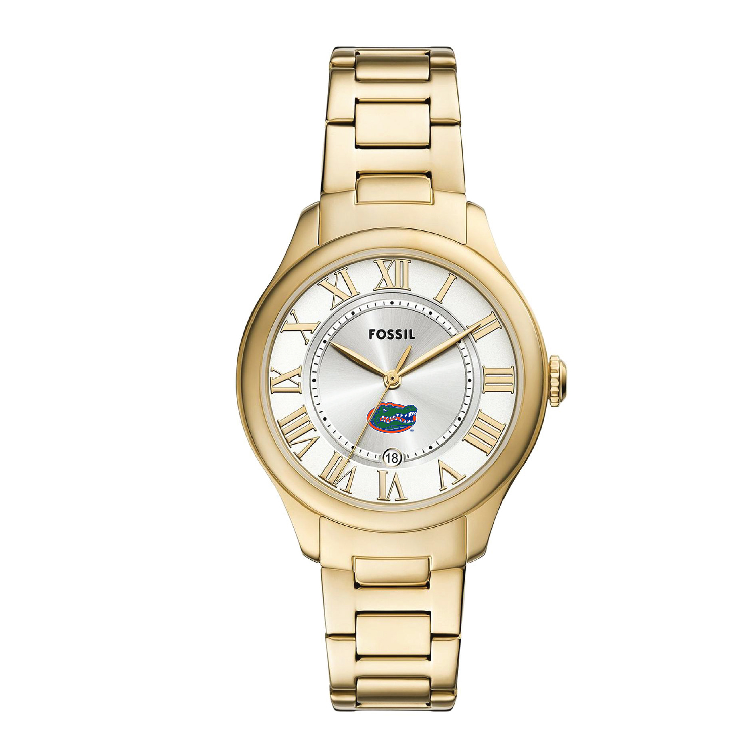 Fossil  Florida Gators Gilmore Gold Stainless Steel Watch