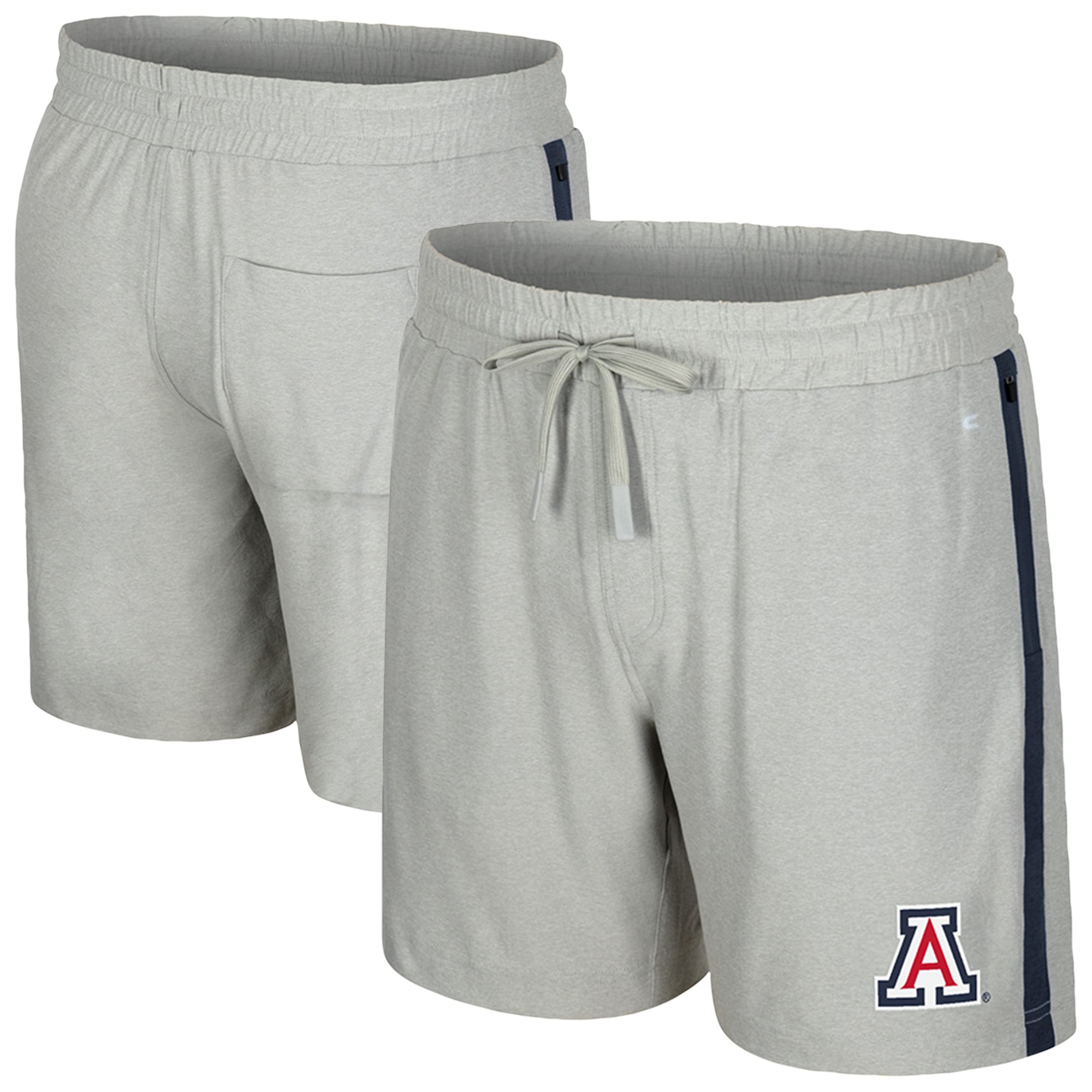 Men's Colosseum Gray Arizona Wildcats Mac Shorts