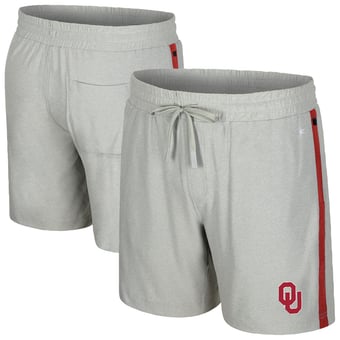 Men's Colosseum Gray Oklahoma Sooners Mac Shorts