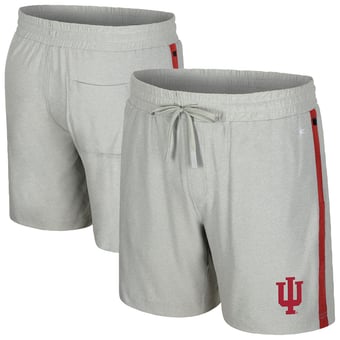 Men's Colosseum Gray Indiana Hoosiers Mac Shorts