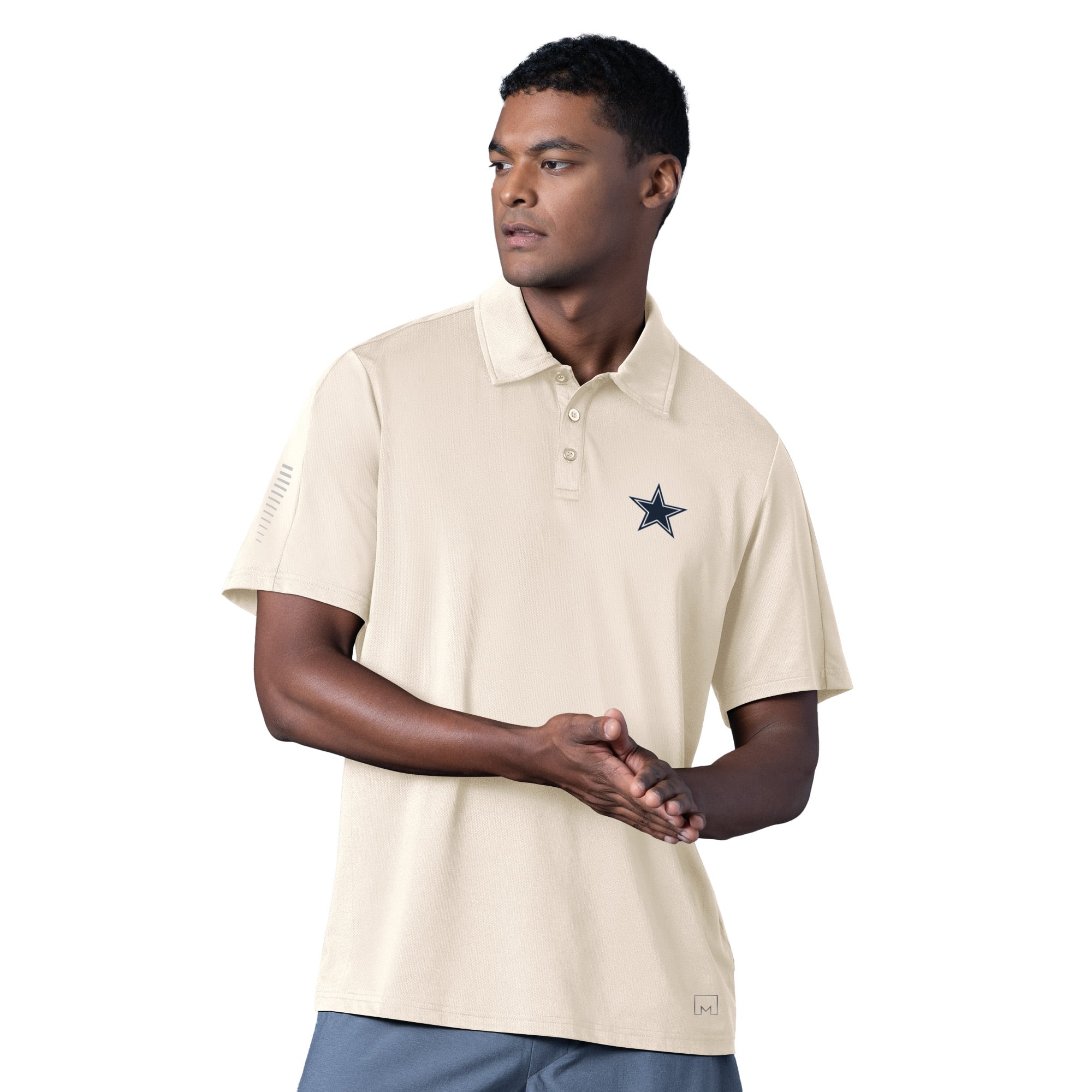 Men's MSX by Michael Strahan Navy Dallas Cowboys Tournament Polo