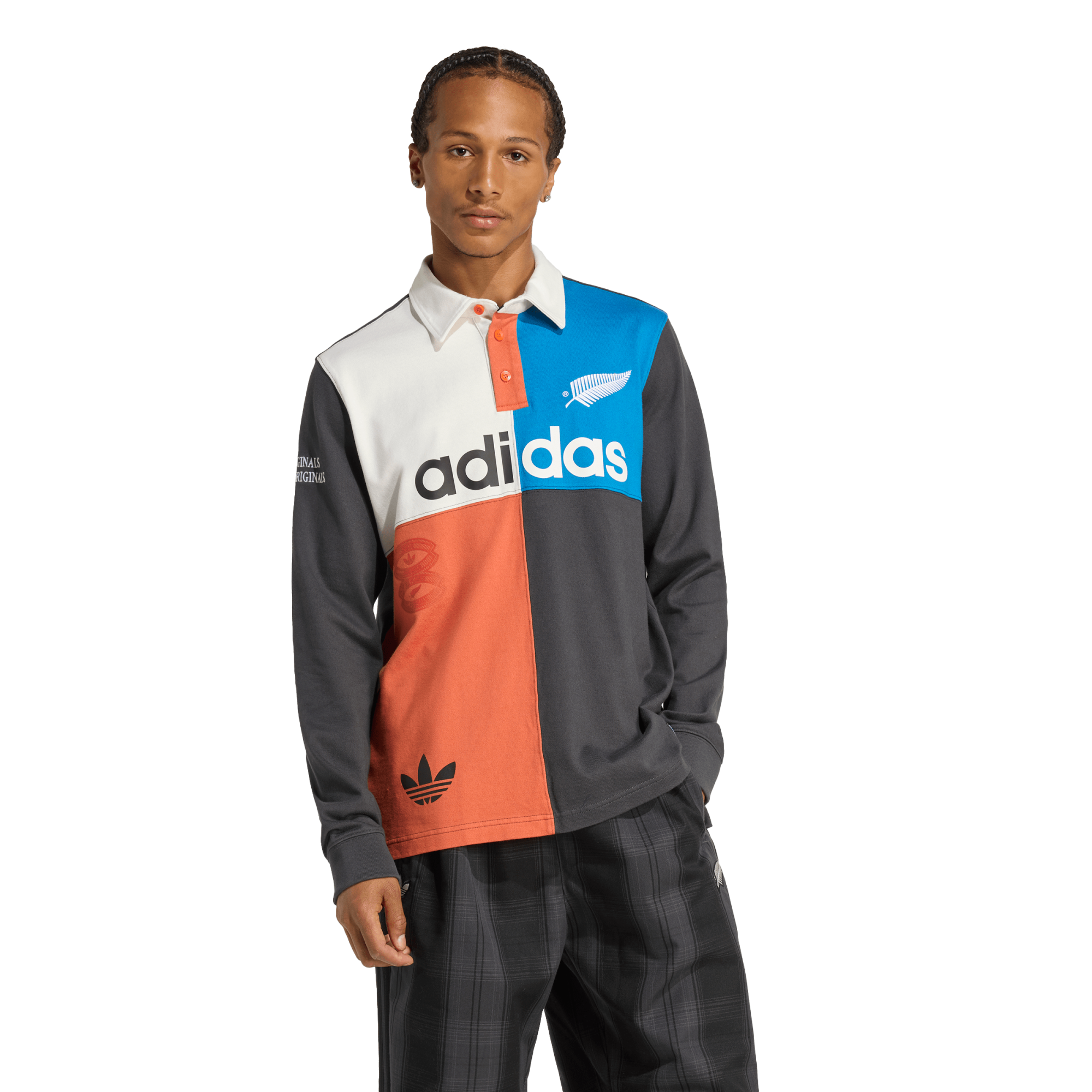Polo da rugby Heritage All Blacks adidas Originals