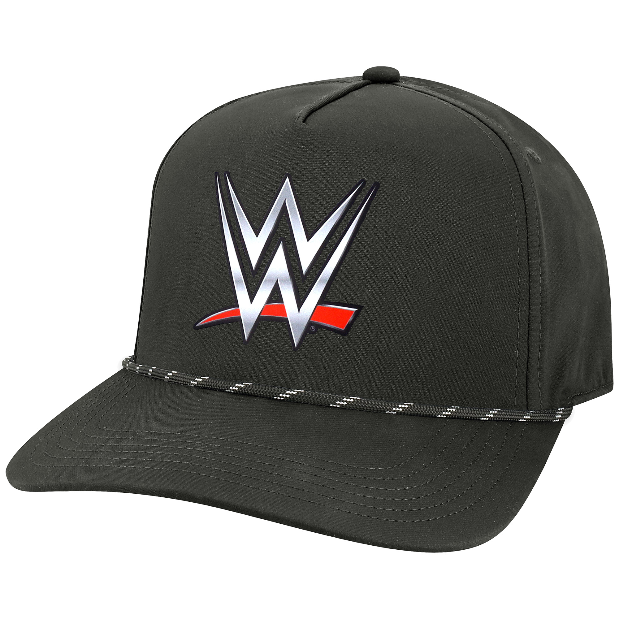 Men’s Black WWE Logo Caddy Snapback Hat Men’s Black WWE Logo Caddy Snapback Hat