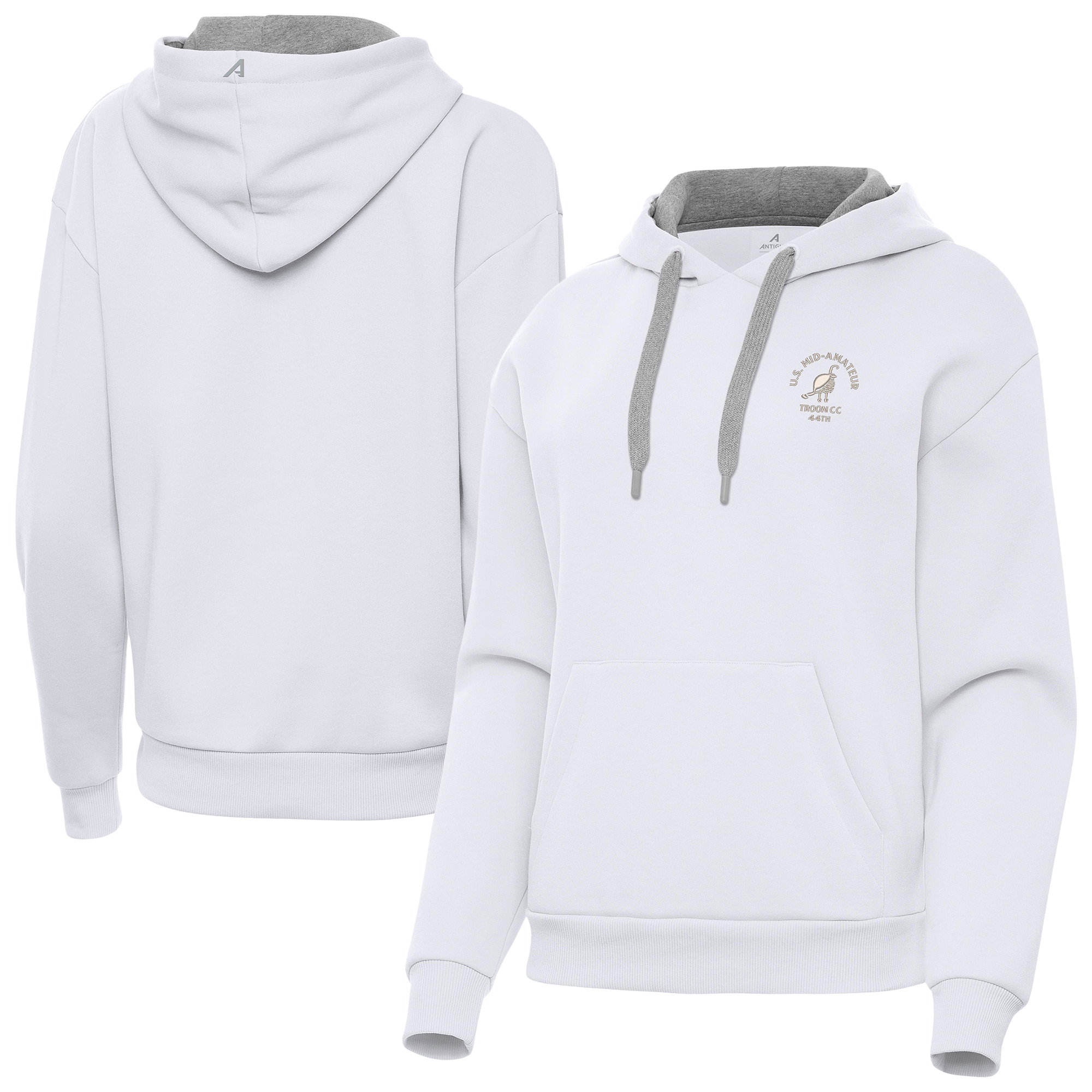Women’s 2025 U.S. Mid-Amateur Antigua White Victory Pullover Hoodie Women’s 2025 U.S. Mid-Amateur Antigua White Victory Pullover Hoodie