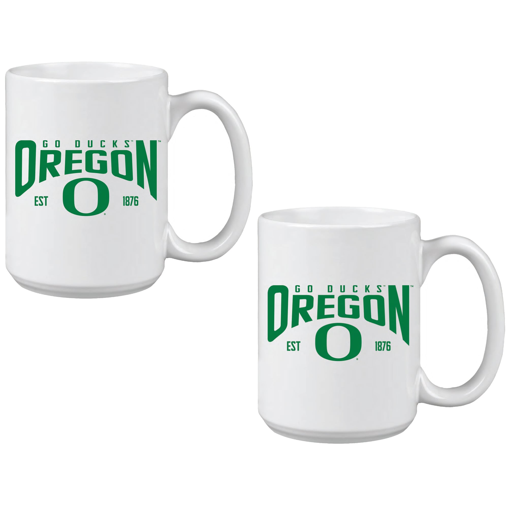 Oregon Ducks 15oz. Mug Two-Pack