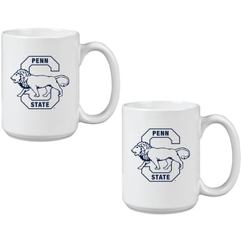 Penn State Nittany Lions Two Pack 15oz. Vault Sketch Ceramic Mug Set