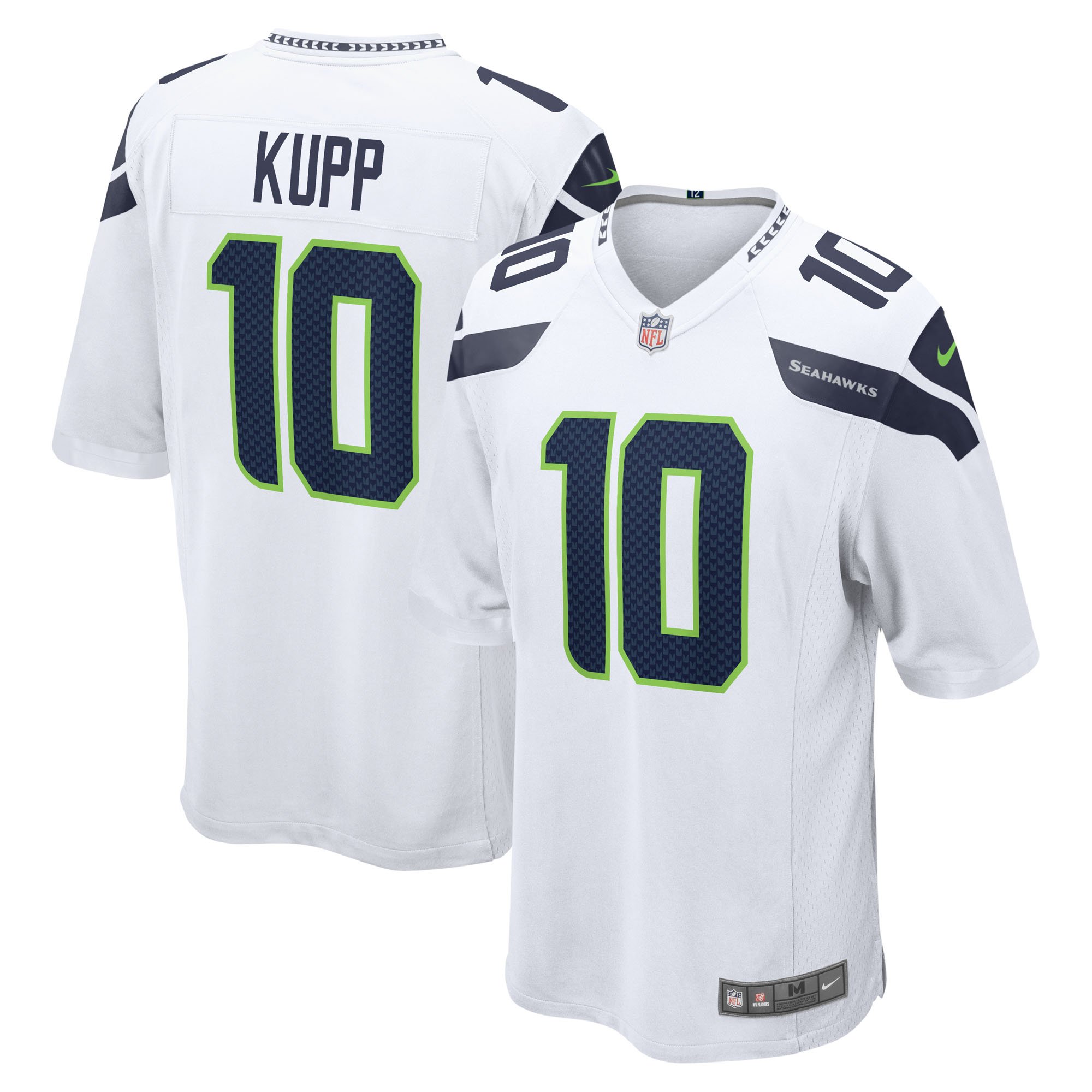 Maglia Seattle Seahawks Nike Game Road - Bianco - Cooper Kupp - Giovani