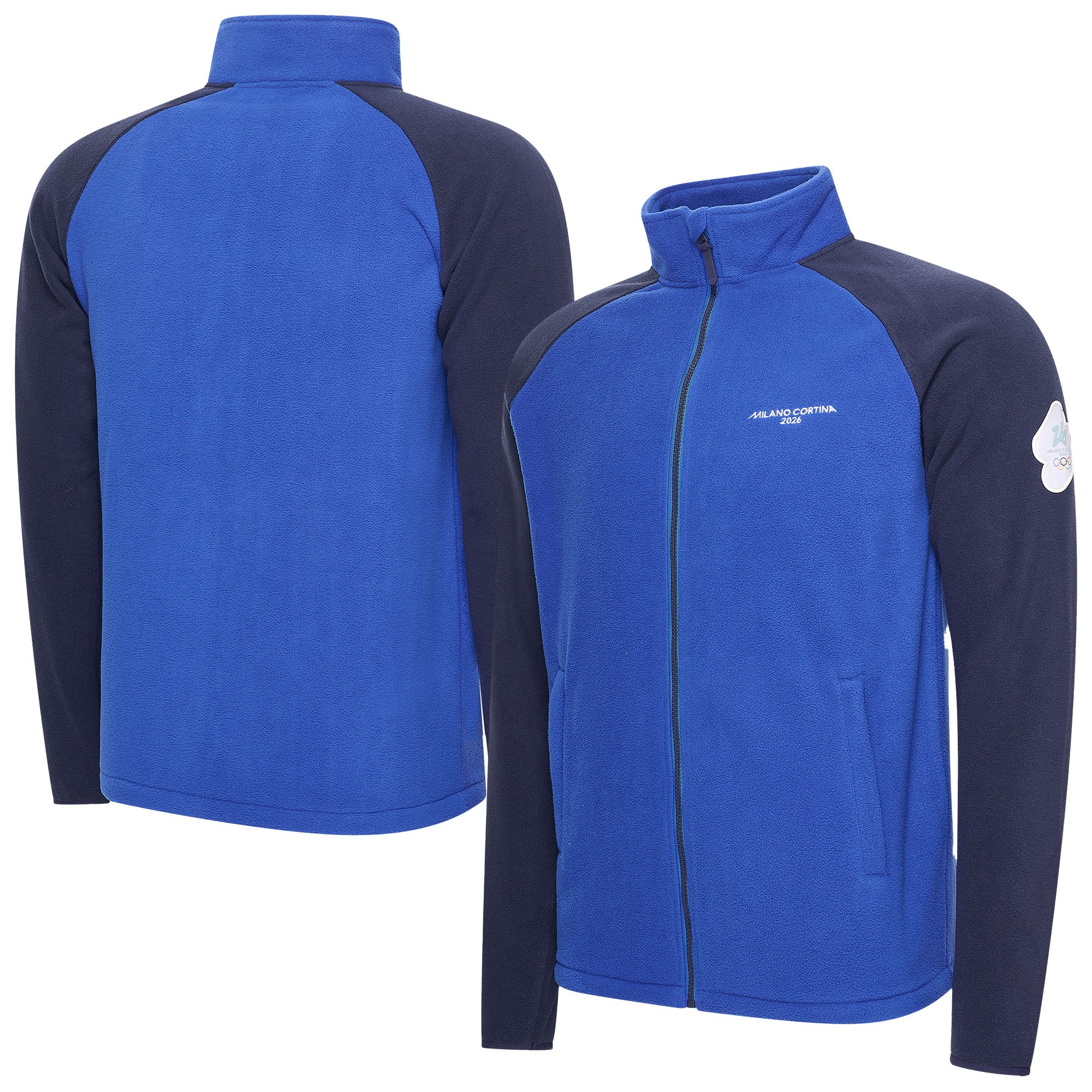 Milano Cortina 2026 Olympics Full Zip Fleece - Blu