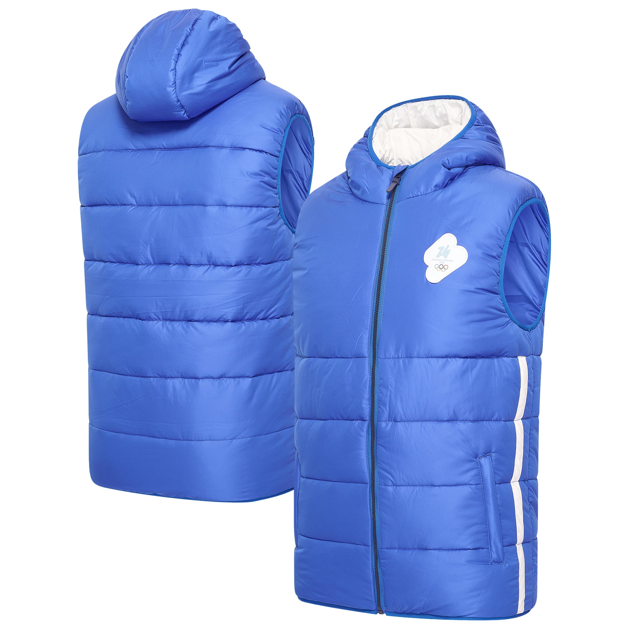 Milano Cortina 2026 Olympics Padded Gilet - Blu