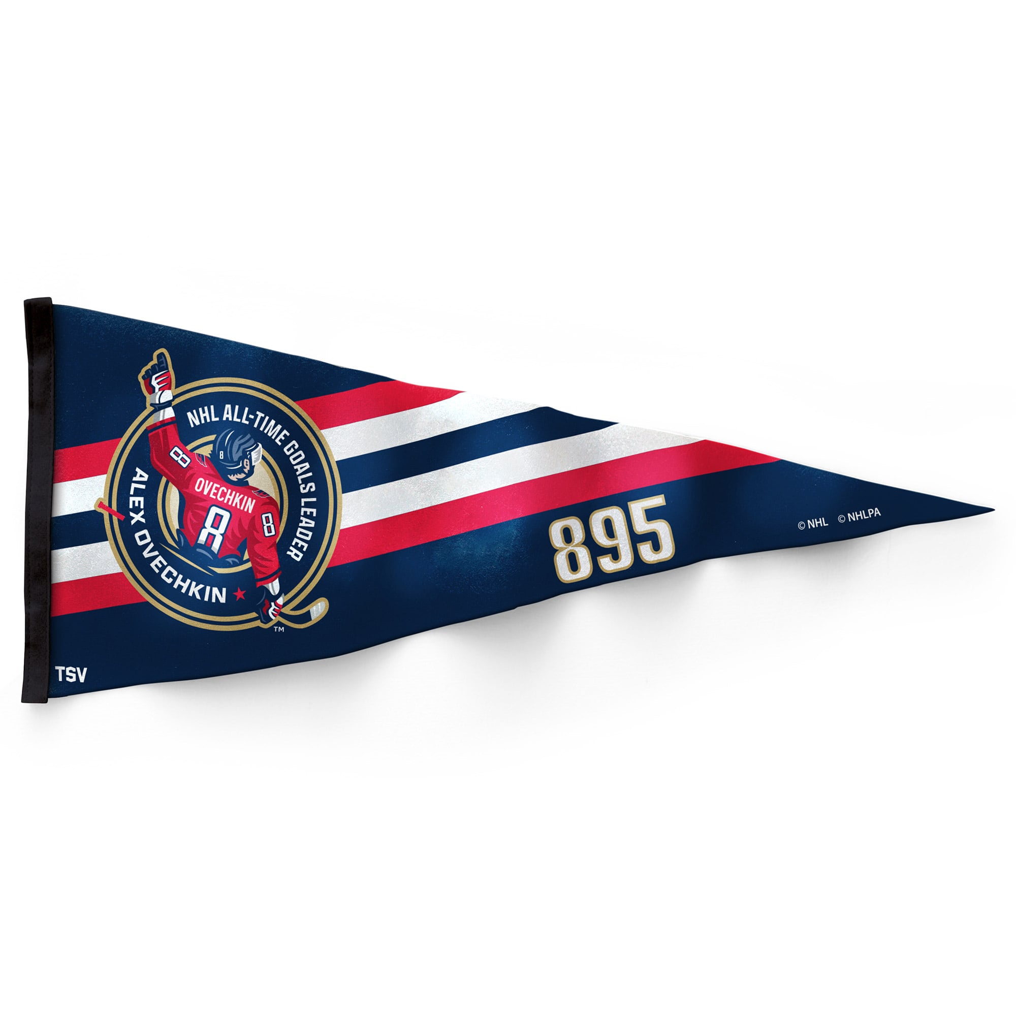 Alexander Ovechkin Washington Capitals NHL All-Time Leading Goal Scorer 12" x 30" Collector Pennant