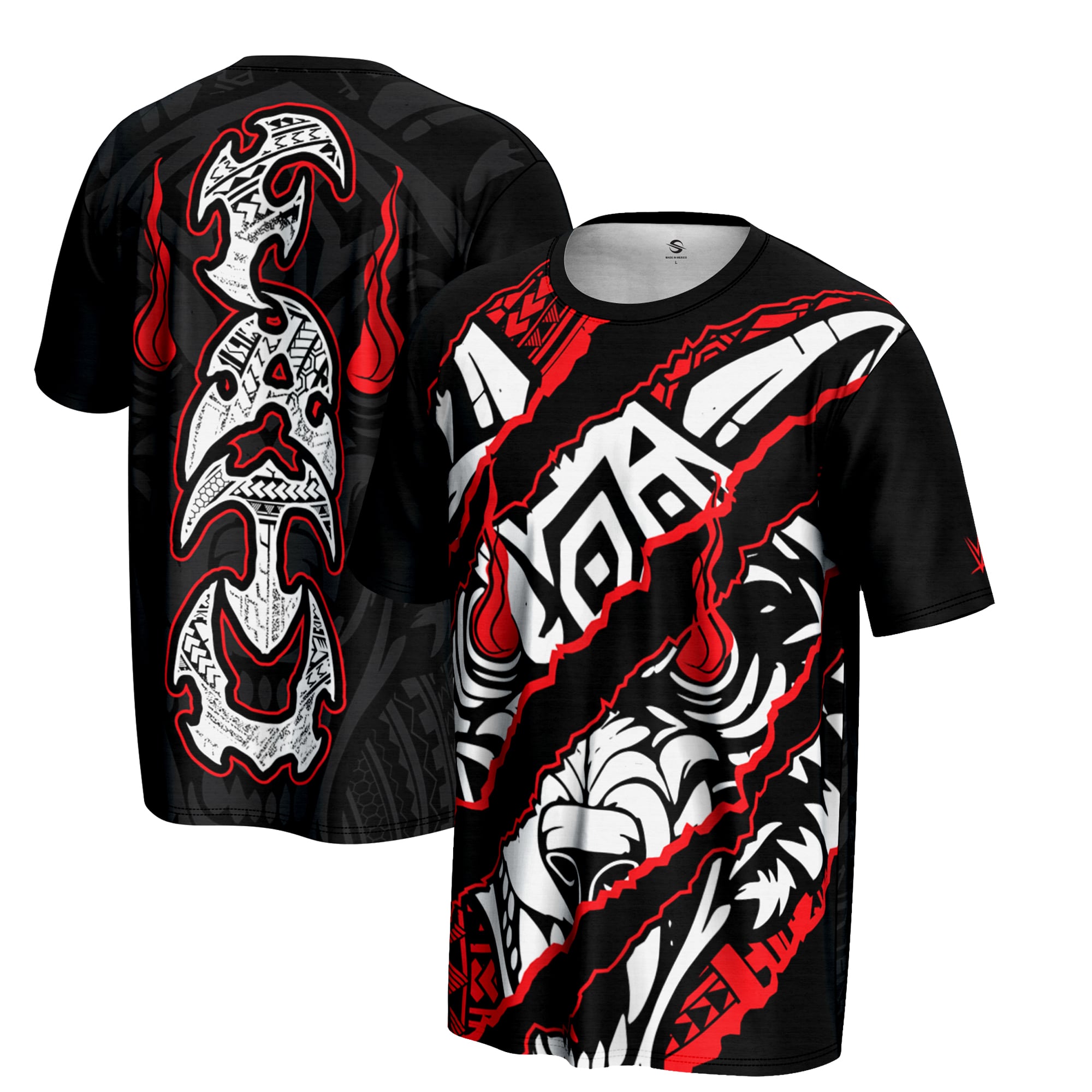 Men's ProSphere Black Jacob Fatu Claw Mark T-Shirt
