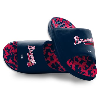 Unisex ISlide  Atlanta Braves Multi-Color Motive Slide Sandals