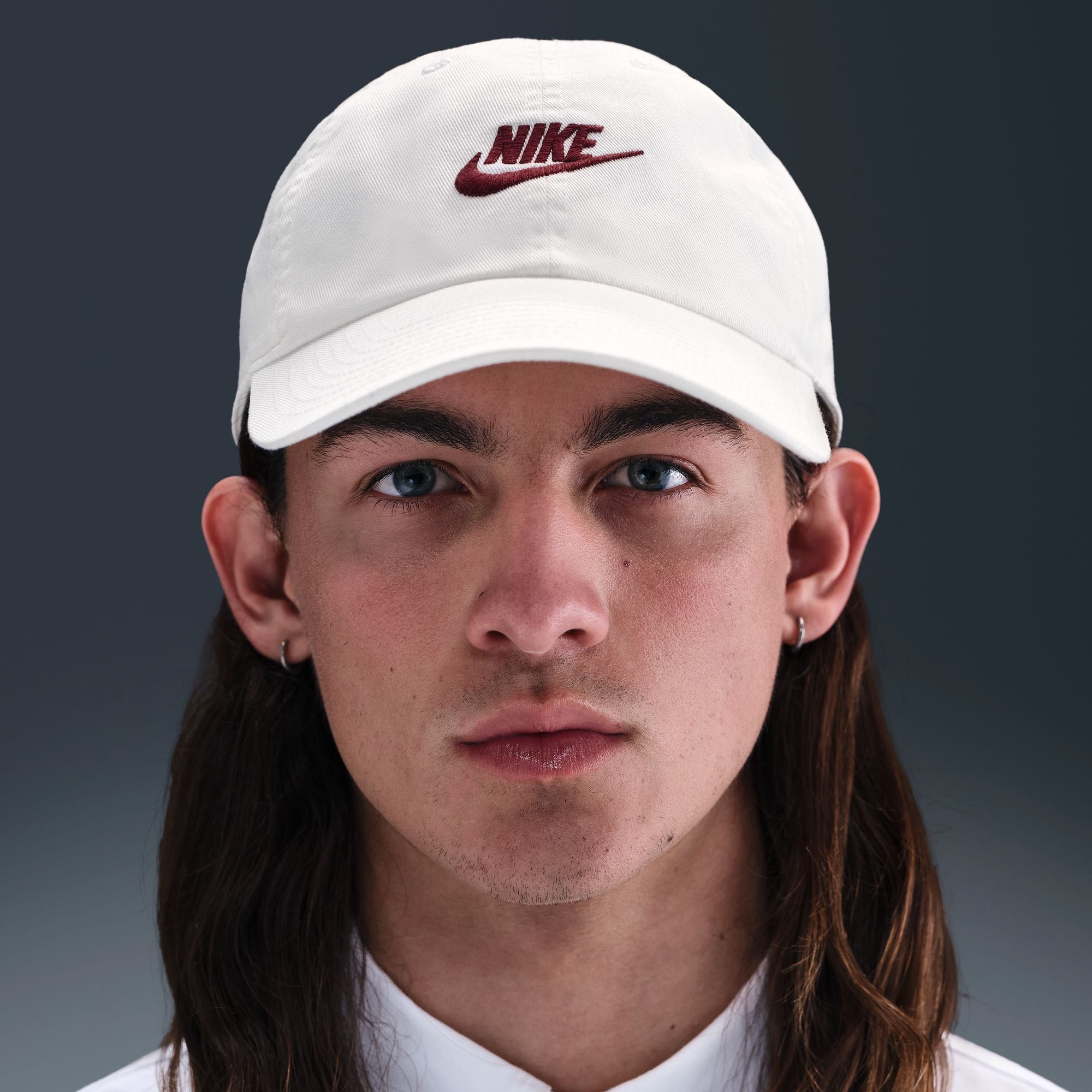 Unisex Nike White Futura Wash Club Adjustable Hat