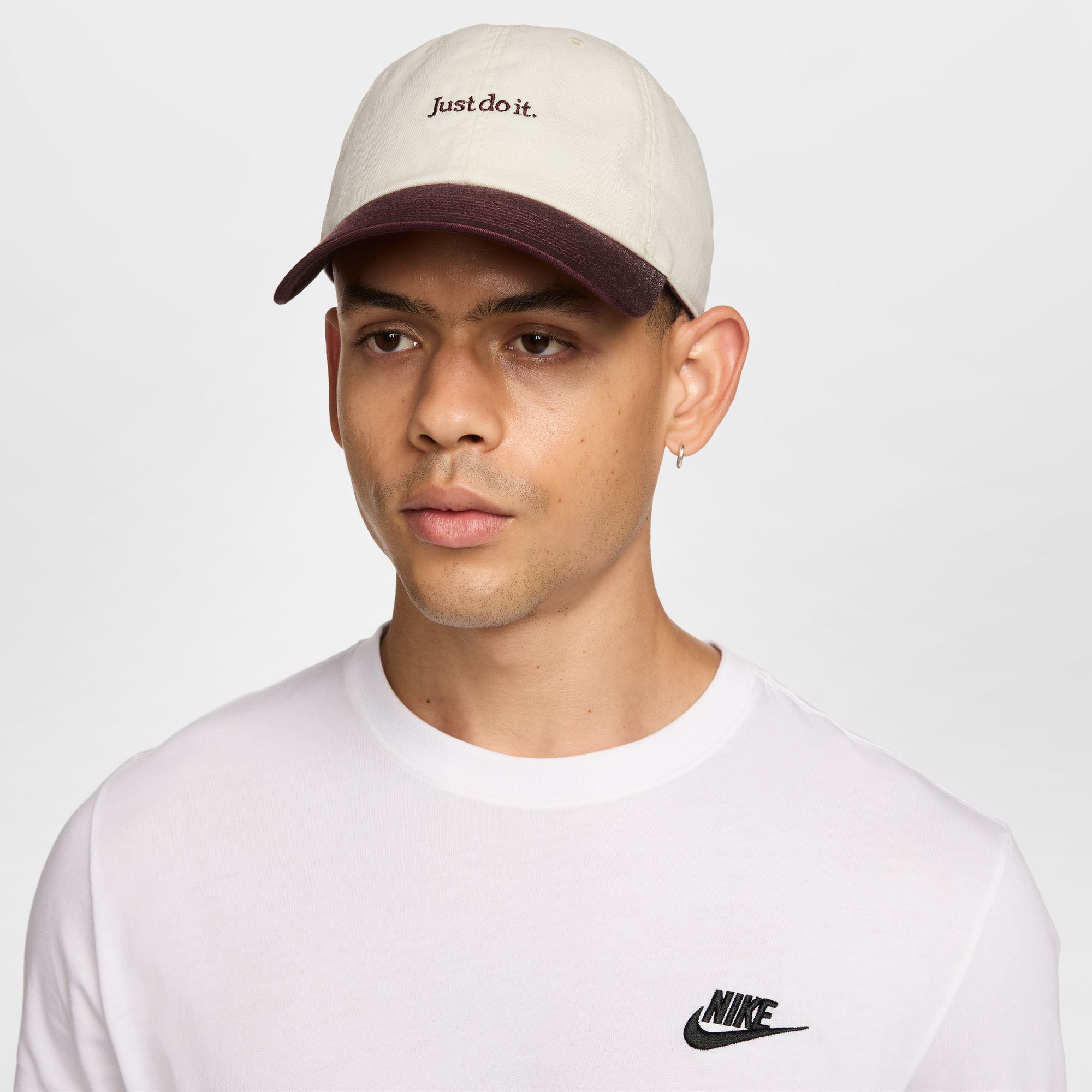 Unisex Nike  White Just Do It Lifestyle Club Adjustable Hat