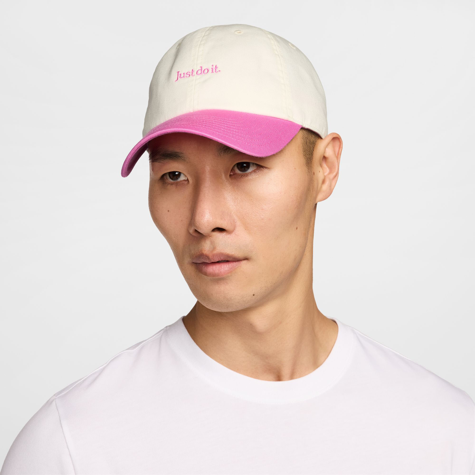 Unisex Nike White Just Do It Lifestyle Club Adjustable Hat