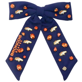 Brianna Cannon Denver Broncos Bow Barrette