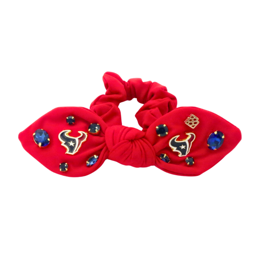 Brianna Cannon  Houston Texans Logo Bow Scrunchie