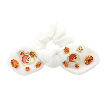 Brianna Cannon  Cleveland Browns Logo Bow Scrunchie