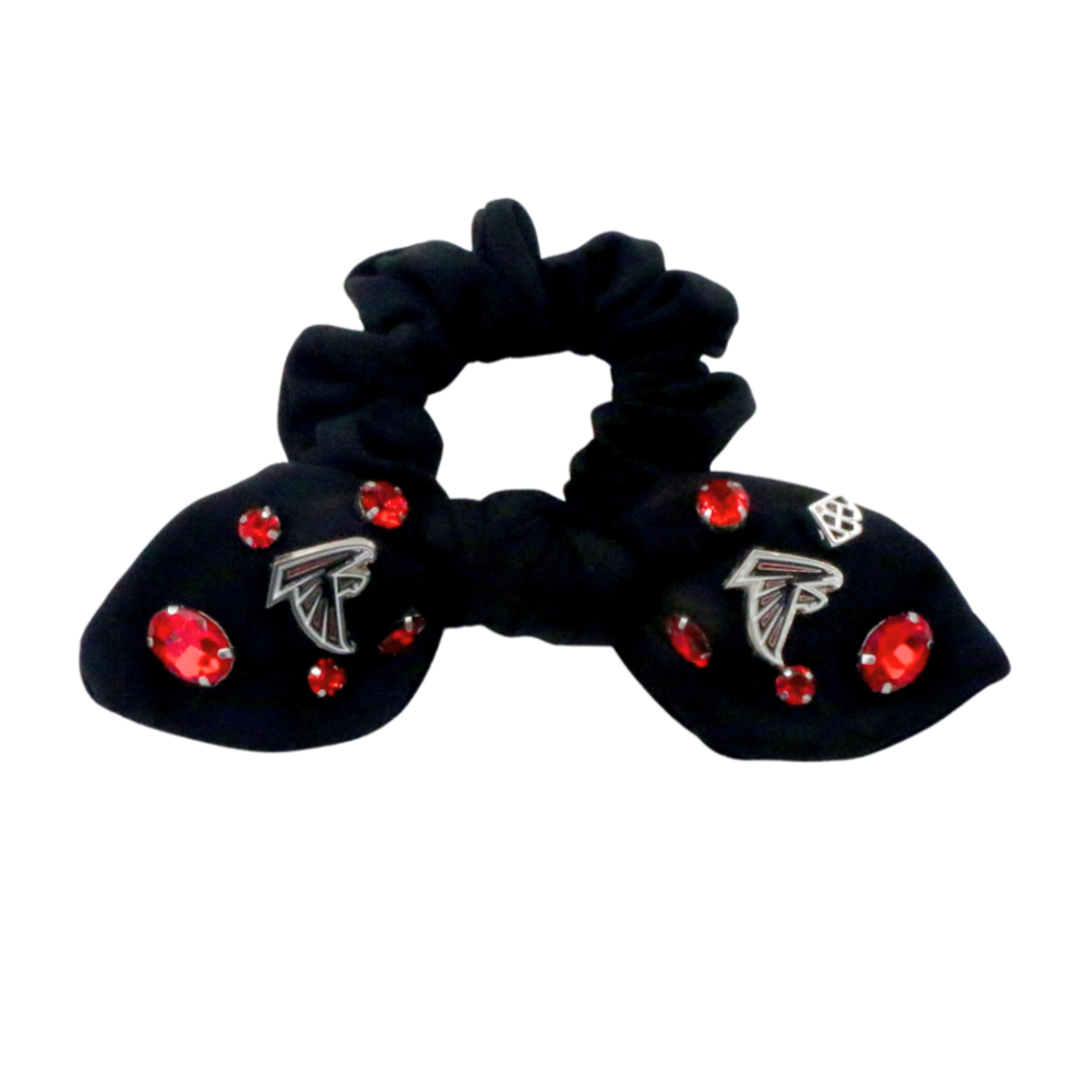 Brianna Cannon  Atlanta Falcons Logo Bow Scrunchie