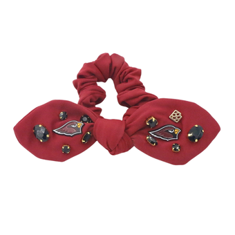 Brianna Cannon  Arizona Cardinals Logo Bow Scrunchie