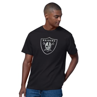 Men's Starter Black Las Vegas Raiders Thursday Night Gridiron T-Shirt