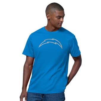 Men's Starter  Powder Blue Los Angeles Chargers Thursday Night Gridiron T-Shirt