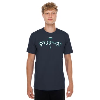 Men's New Era x Hyperfly Navy Seattle Mariners T-Shirt