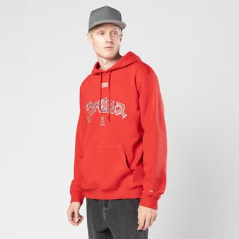 Men's New Era x Hyperfly Red Los Angeles Angels Hoodie
