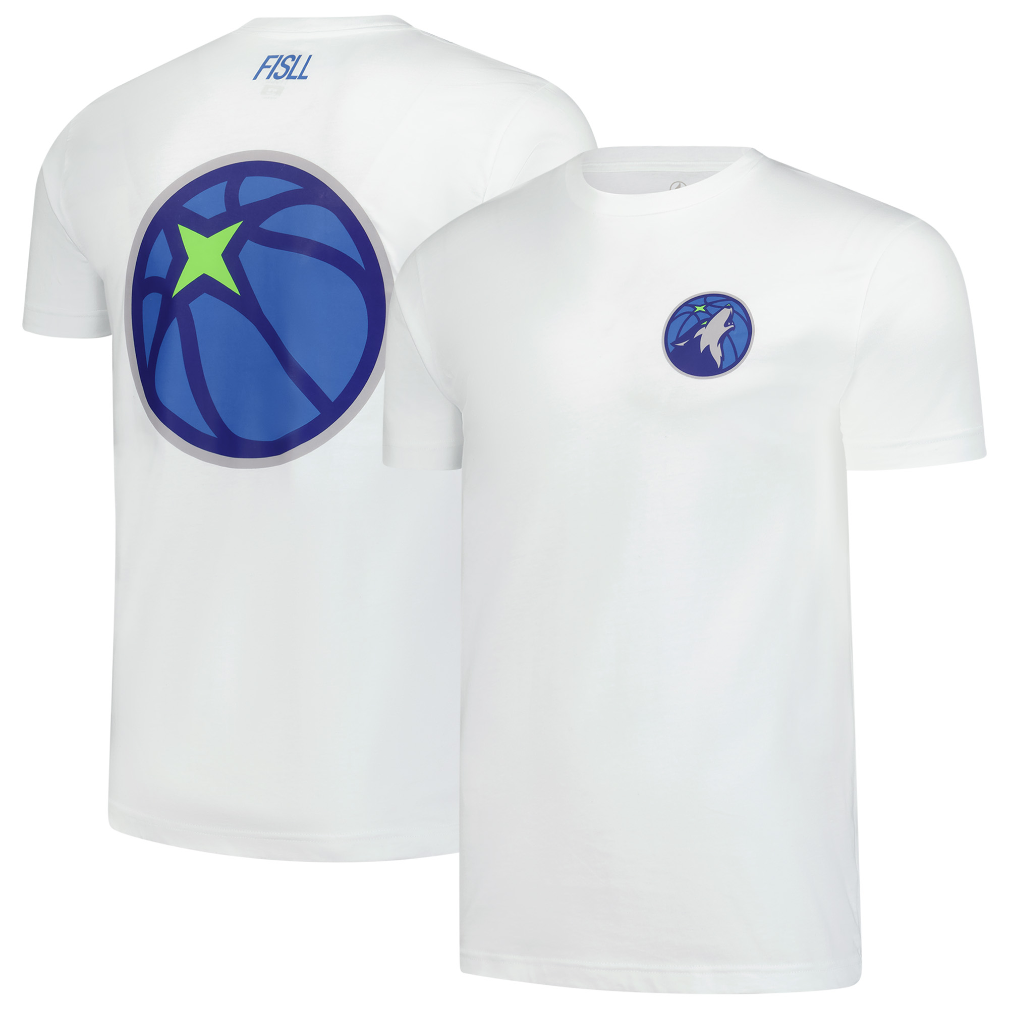 Unisex FISLL White Minnesota Timberwolves Burst Logo T-Shirt Unisex FISLL White Minnesota Timberwolves Burst Logo T-Shirt