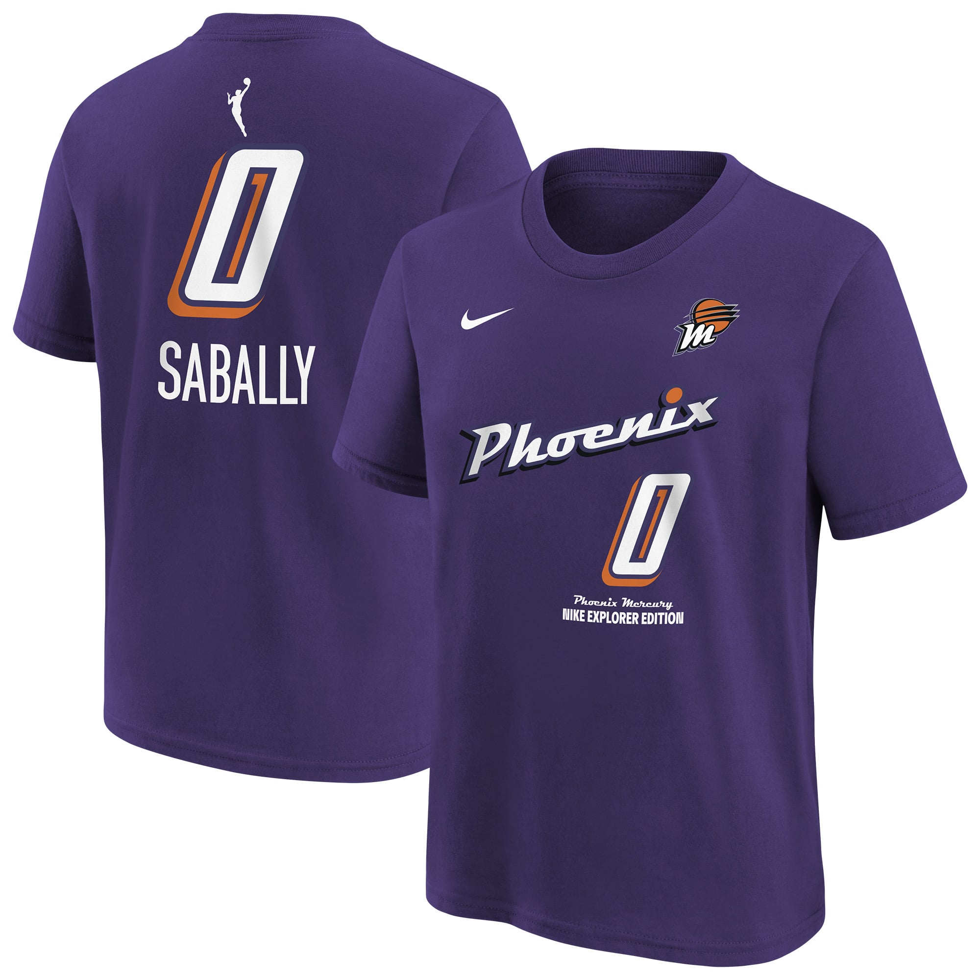 Nike Satou Sabally Purple Phoenix Mercury Explorer Edition Name & Number T-Shirt