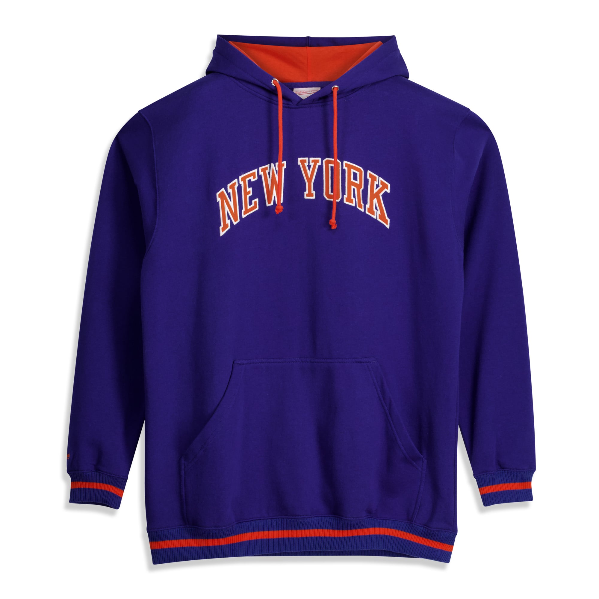 Men's Mitchell & Ness Blue New York Knicks Hardwood Classics Big & Tall Hoodie