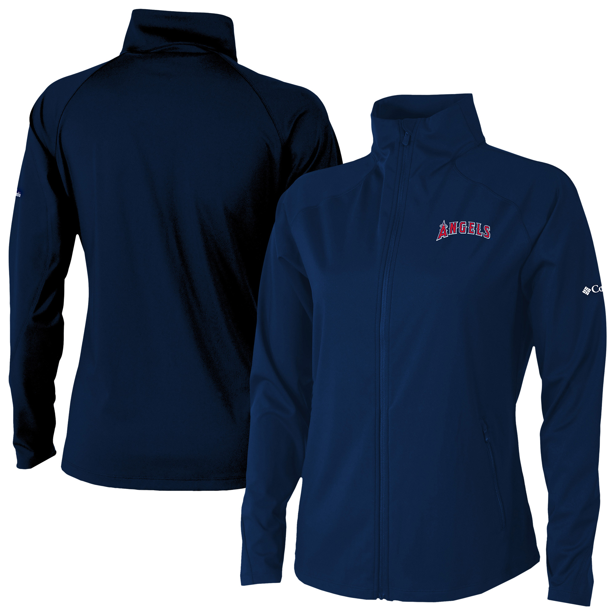 Women’s Columbia Navy Los Angeles Angels Fairway Friends Full-Zip Jacket Women’s Columbia Navy Los Angeles Angels Fairway Friends Full-Zip Jacket