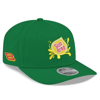 Men's New Era  Green Dale Earnhardt Jr. Sun Drop 9SEVENTY Stretch-Snap Hat