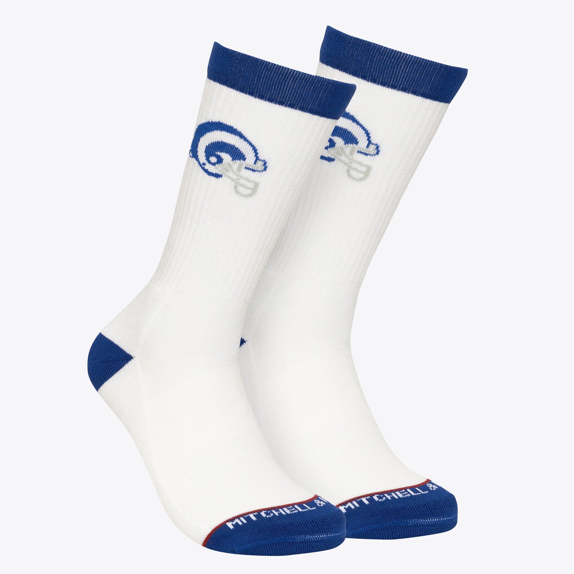 Chaussettes Mitchell et Ness des Rams de Los Angeles