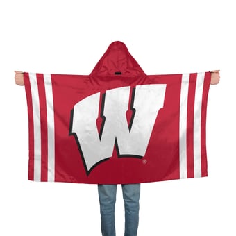 WinCraft Wisconsin Badgers 3' x 5' Hoodie Flag